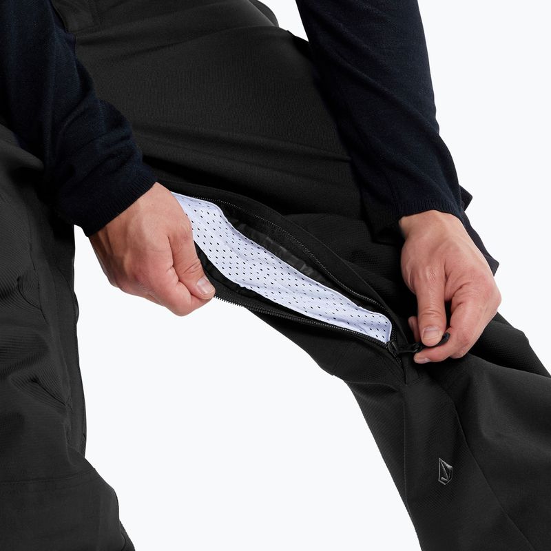 Vyriškos snieglenčių kelnės Volcom Nwrk Baggy black 6