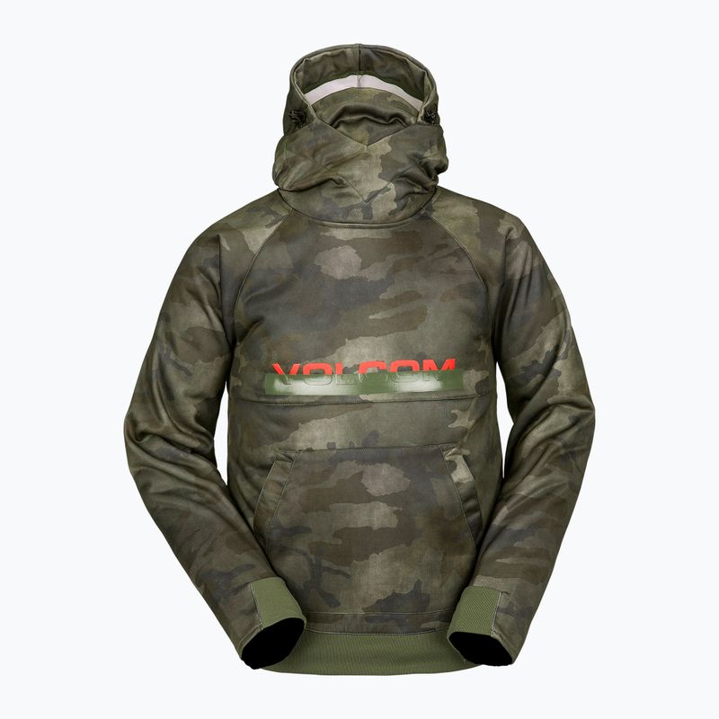 Vyriškas Volcom Hydro Riding Hoodie cloudwash camo snieglenčių džemperis