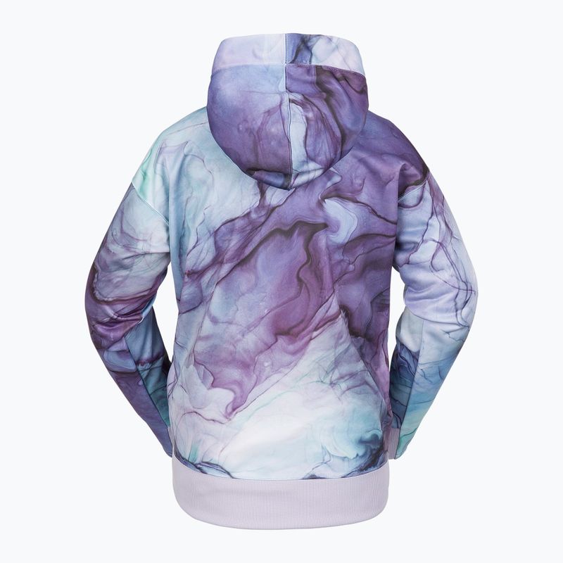 Moteriški snieglenčių džemperiai su gobtuvais Volcom Hydro Riding Hoodie glacier ink 2