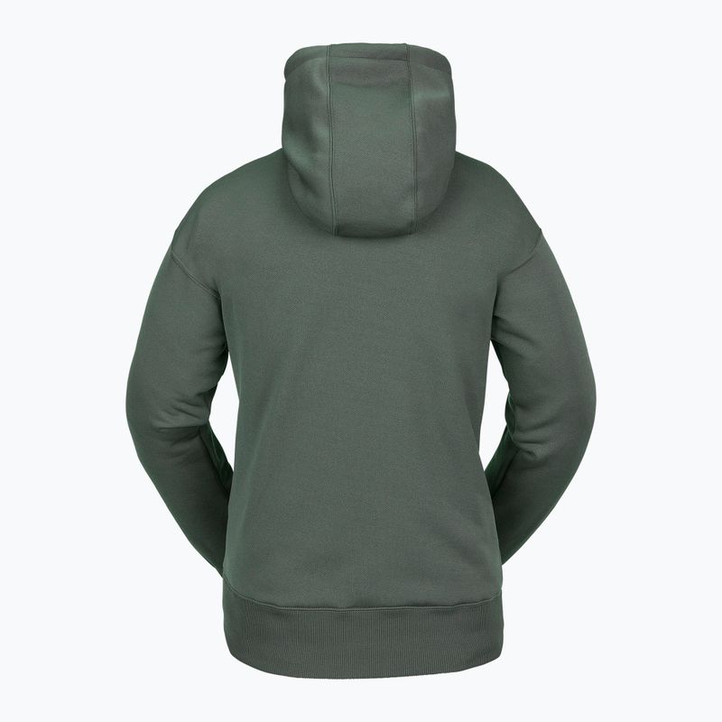 Moteriškas Volcom Core Hydro Hoodie eucalyptus snieglenčių džemperis 5