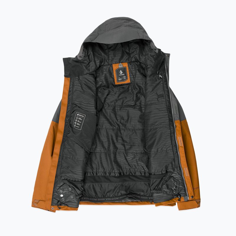 Vyriška snieglenčių striukė Volcom L Ins Gore-Tex caramel 3