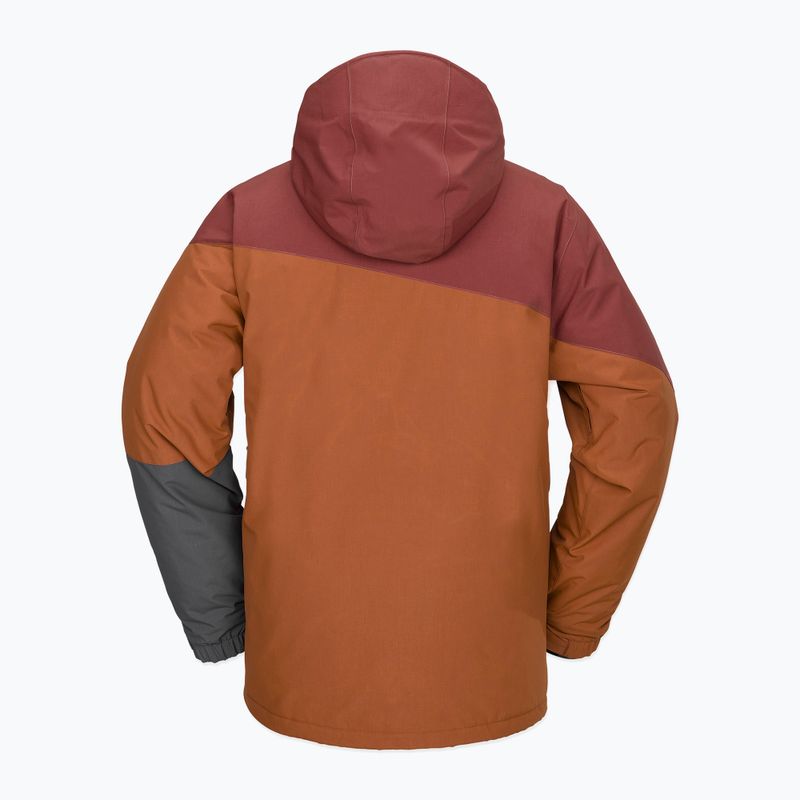 Vyriška snieglenčių striukė Volcom Primry Ins caramel 5