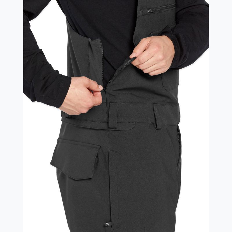 Vyriškos snieglenčių kelnės Volcom Roan Bib Overall black 5