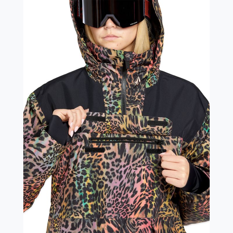 Moteriška snieglenčių striukė Volcom Fern Ins Gore Pullover acid 5