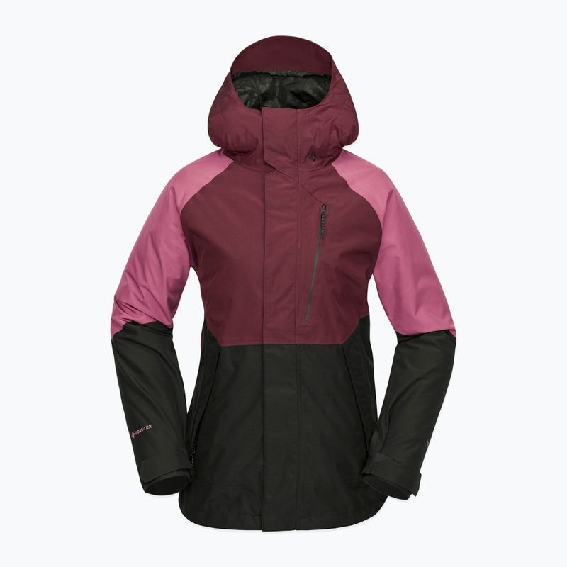Moteriška snieglenčių striukė Volcom V.Co Aris Ins Gore burgundy 4