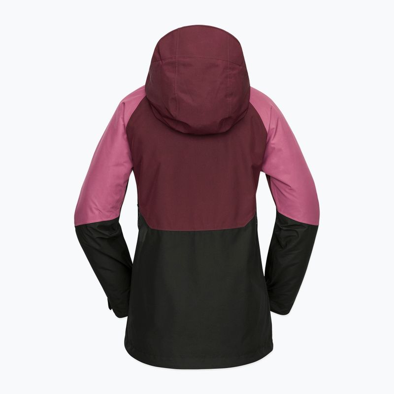 Moteriška snieglenčių striukė Volcom V.Co Aris Ins Gore burgundy 5