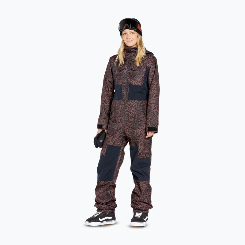 Moteriškas snieglentės kombinezonas Volcom Shiloh Snow leopard