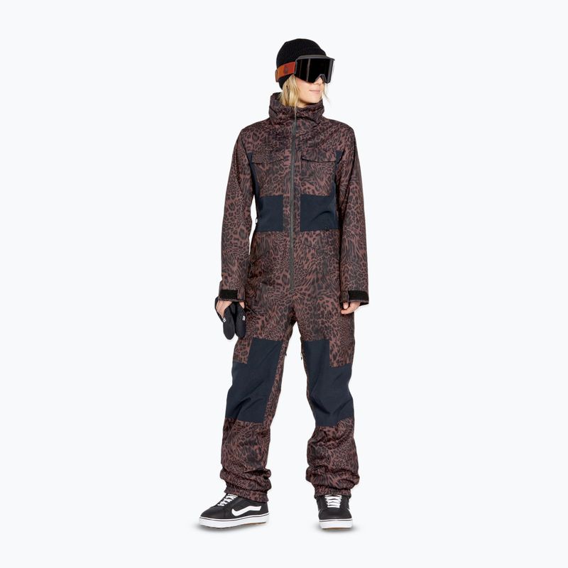 Moteriškas snieglentės kombinezonas Volcom Shiloh Snow leopard 3