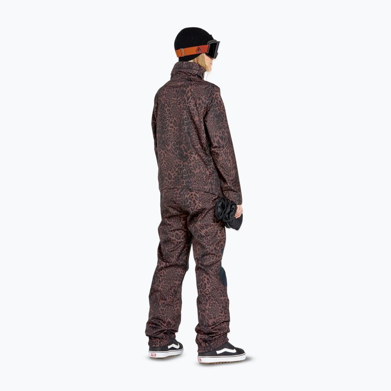 Moteriškas snieglentės kombinezonas Volcom Shiloh Snow leopard 4