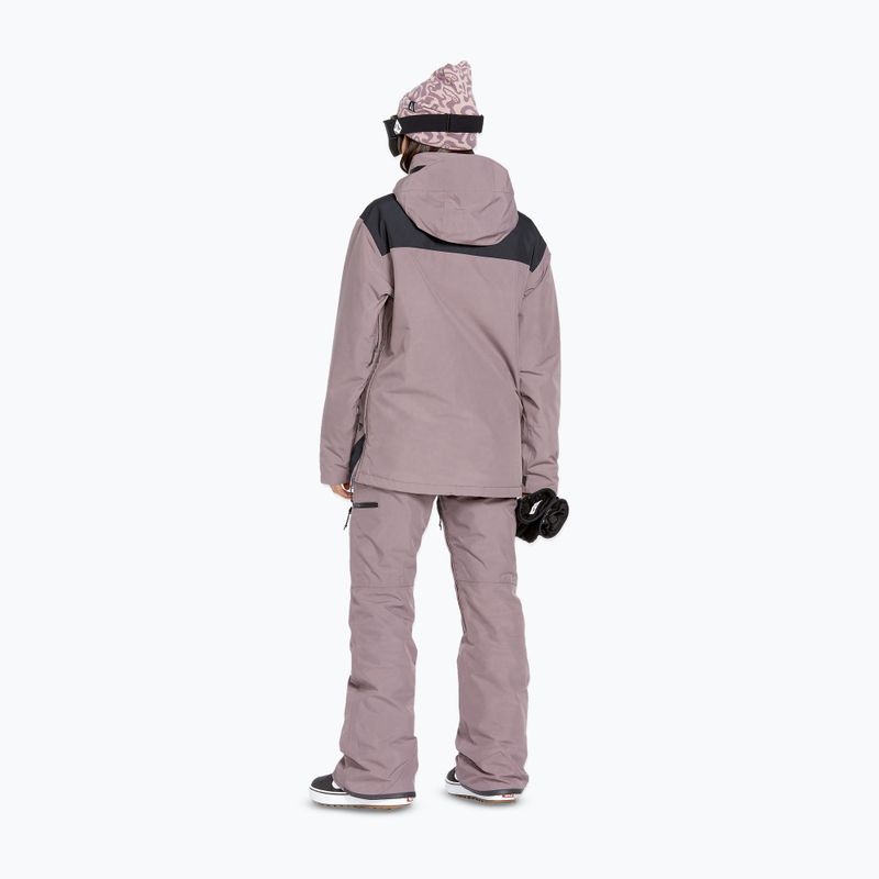 Moteriškos snieglenčių kelnės Volcom Knox Ins Gore-Tex dusty lavender 4