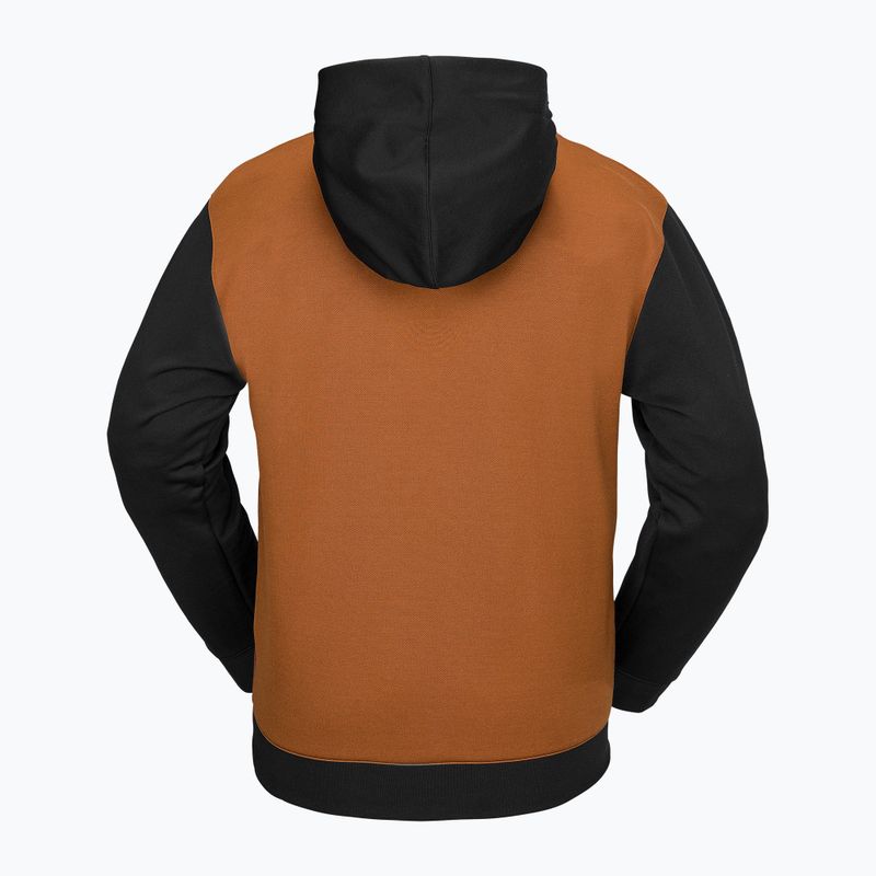 Vyriškas snieglenčių džemperis Volcom Hydro Riding Hoodie caramel 6