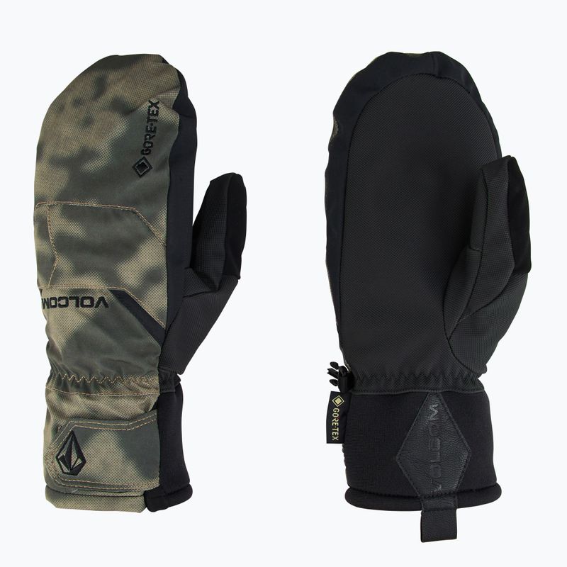 Vyriškos snieglentės pirštinės Volcom Stay Dry Gore-Tex Mitt camouflage