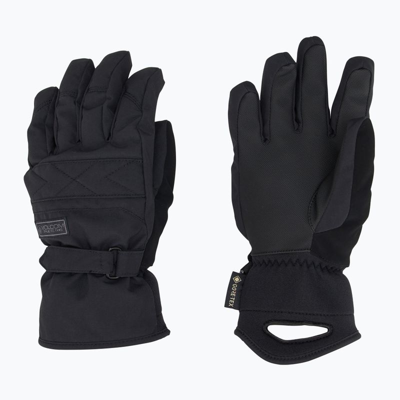 Moteriškos snieglentės pirštinės Volcom Peep Gore-Tex Glove black