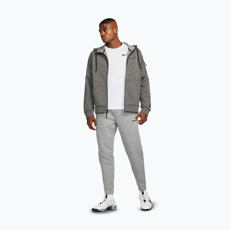 Vyriškas treniruočių džemperis Nike Therma Fit Full-Zip charcoal heather/dark smoke grey/black 2