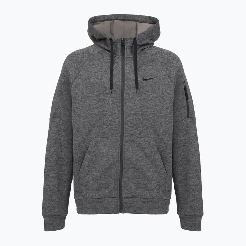 Vyriškas treniruočių džemperis Nike Therma Fit Full-Zip charcoal heather/dark smoke grey/black 8