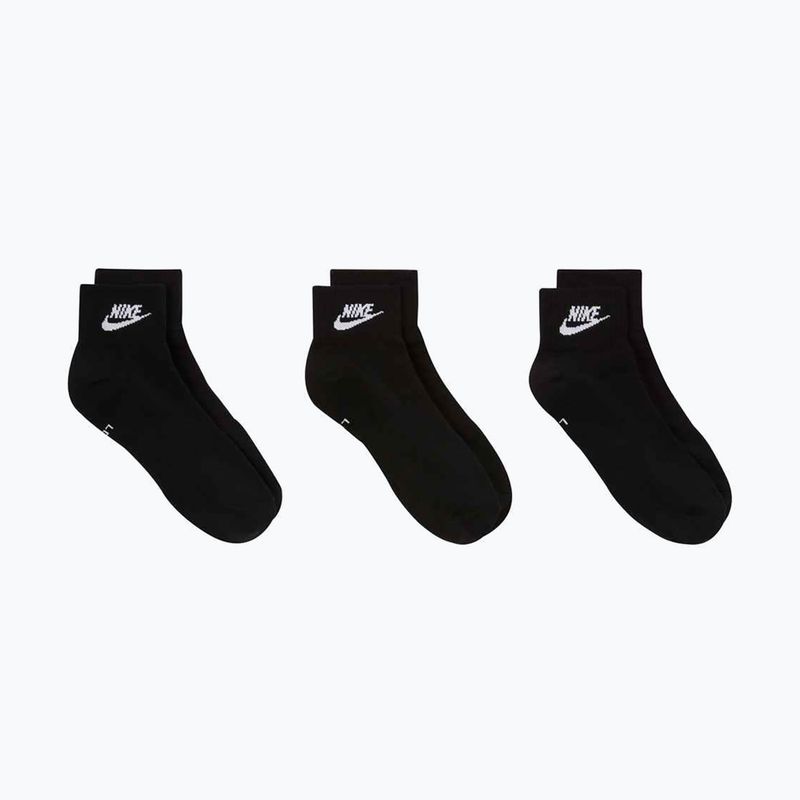 Kojinės Nike Everyday Essential 3 poros black/white 6