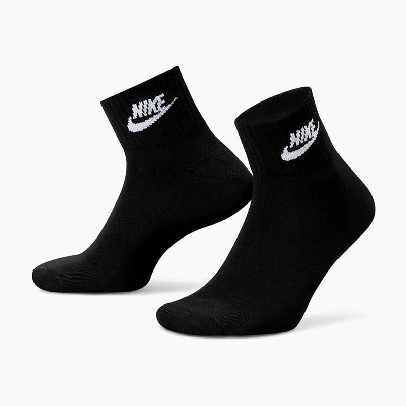 Kojinės Nike Everyday Essential 3 poros black/white 8