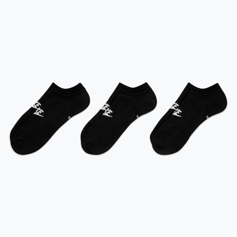 Nike Sportswear Everyday Essential kojinės 3 poros juodos/baltos