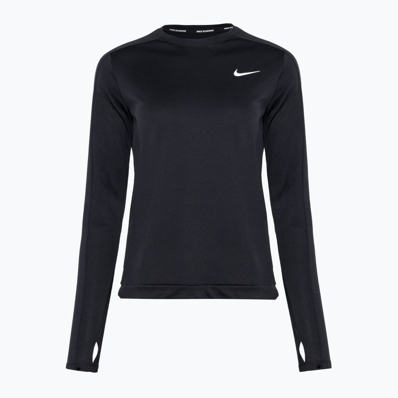 Moteriški bėgimo marškinėliai ilgomis rankovėmis Nike Dri-Fit Pacer Crew black