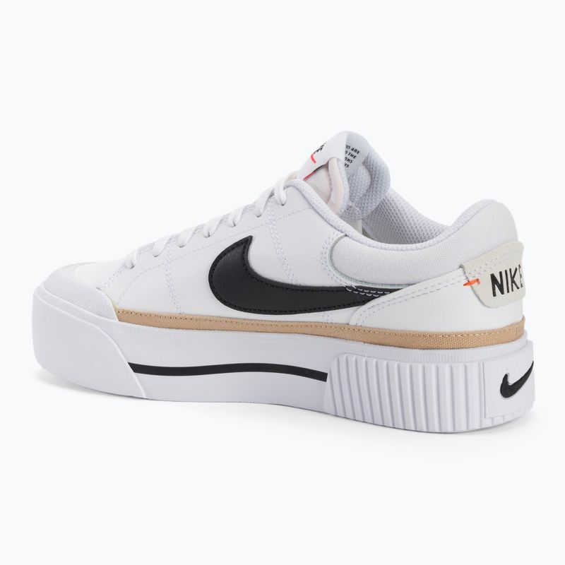 Moteriški batai Nike Court Legacy Lift white/hemp/team orange/black 4