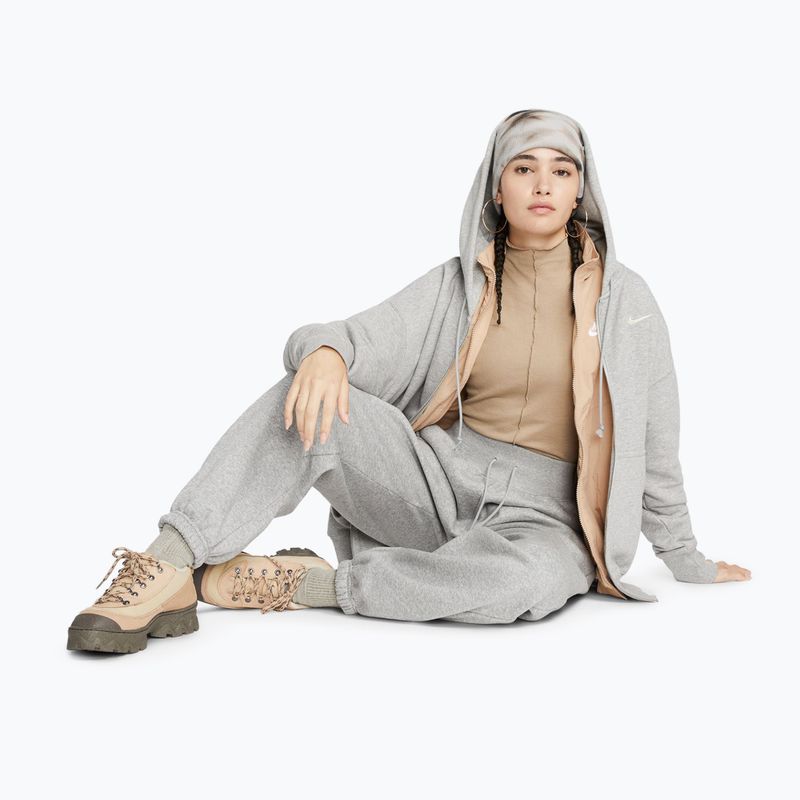 Moteriškas džemperis  Nike Sportswear Phoenix Fleece dark grey heather/sail 2