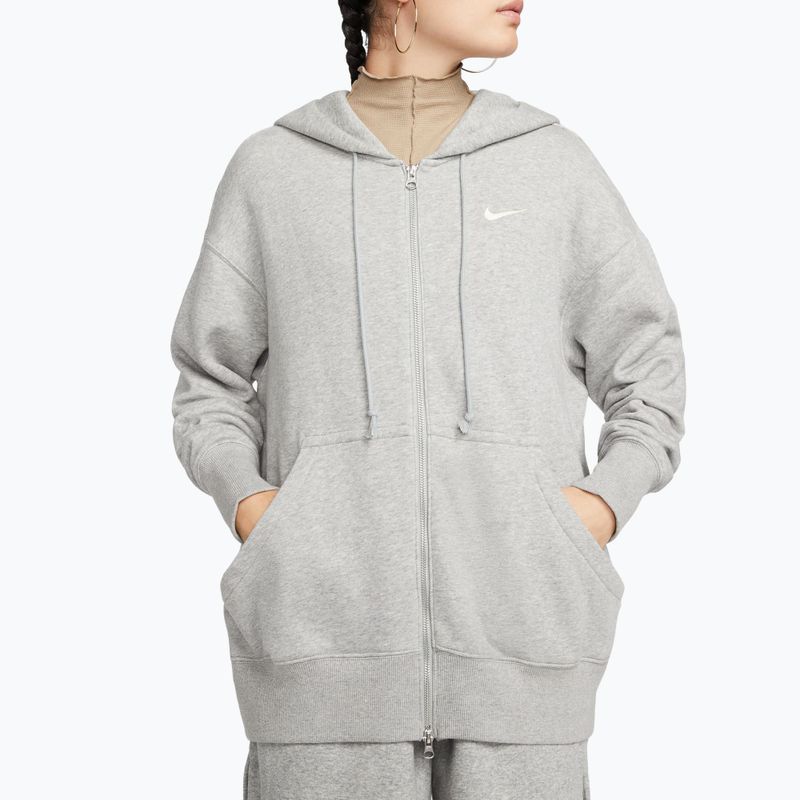 Moteriškas džemperis  Nike Sportswear Phoenix Fleece dark grey heather/sail 4