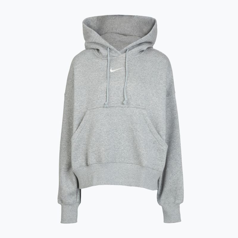 Moteriškas džemperis Nike Sportswear Phoenix Fleece Oversized dark grey heather/sail 9
