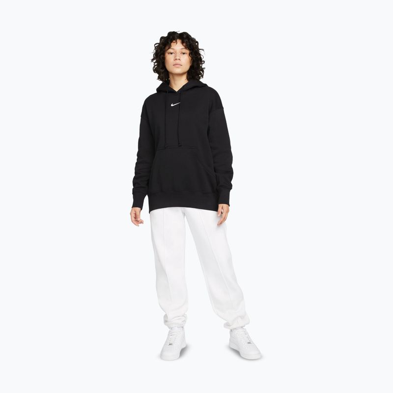 Moteriškas džemperis Nike Sportswear Phoenix Fleece Oversized black/sail 2