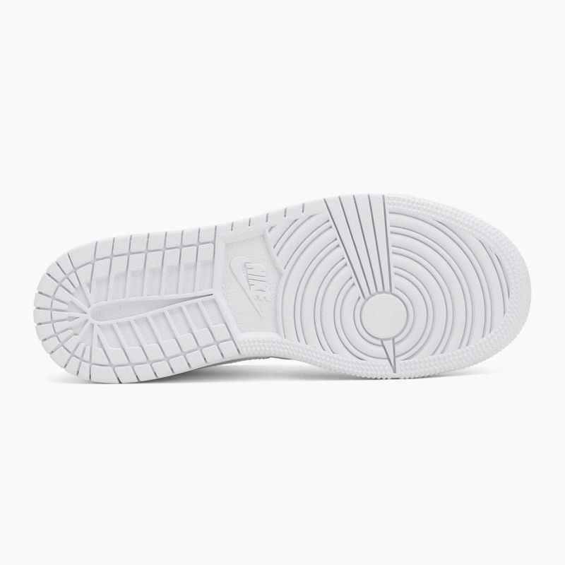 Batai  Jordan 1 Mid white/white/white 4