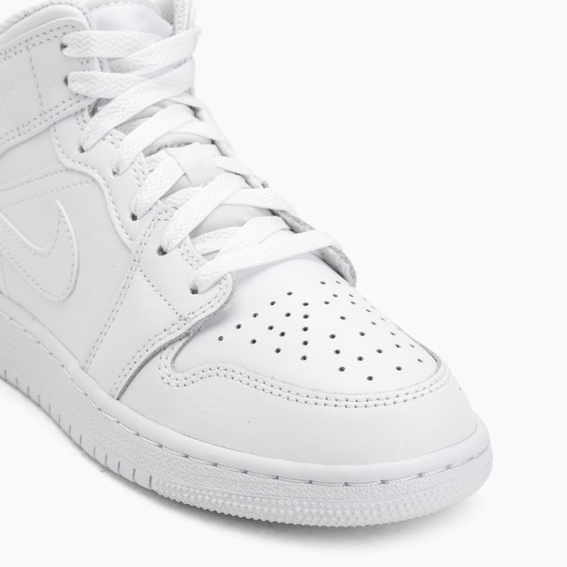 Vaikiški batai Nike Jordan 1 Mid white/white/white 7