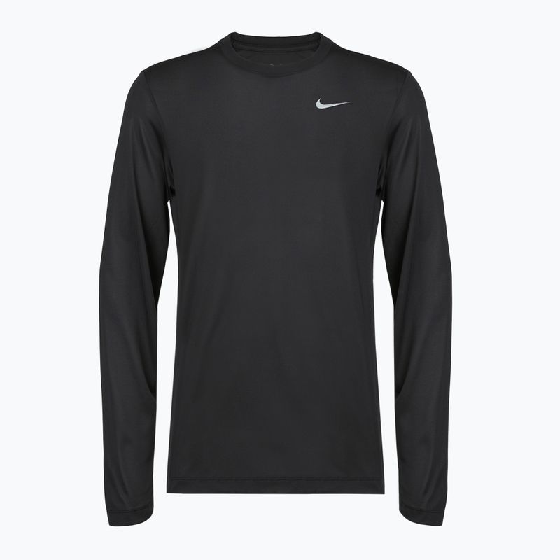 Vyriška "Nike Dri-FIT Legend" treniruočių ilgomis rankovėmis juoda/matinė sidabrinė 5