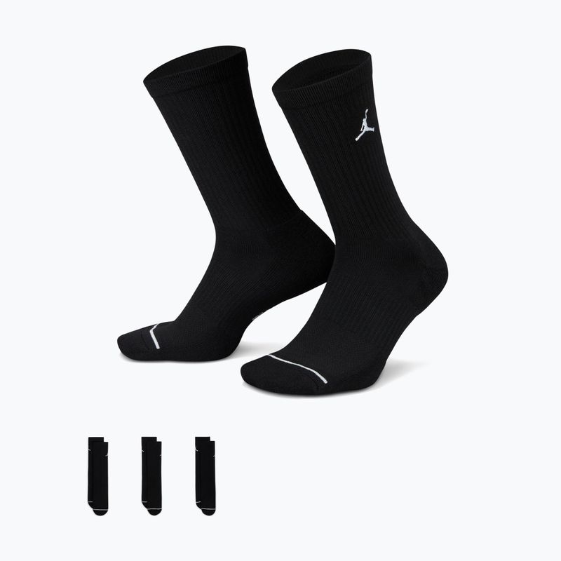 Kojinės  Jordan Everyday 3 pairs black/white 5