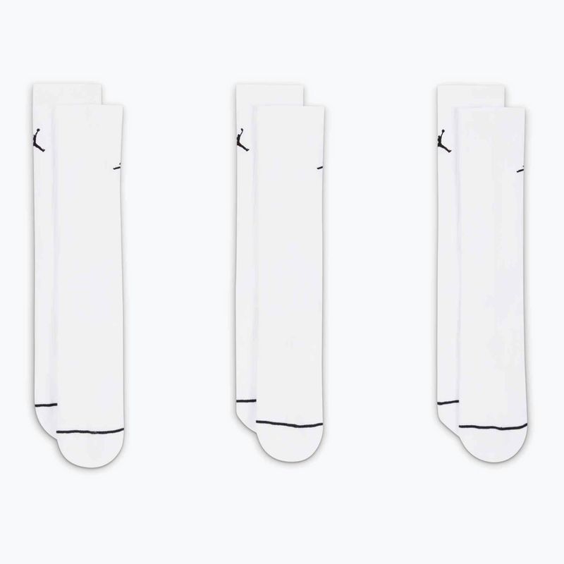 Kojinės Jordan Everyday 3 pairs white/black