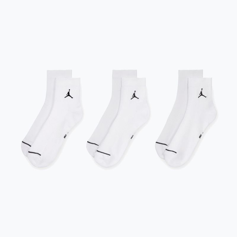 Kojinės Jordan Everyday Ankle 3 pairs white/black 7