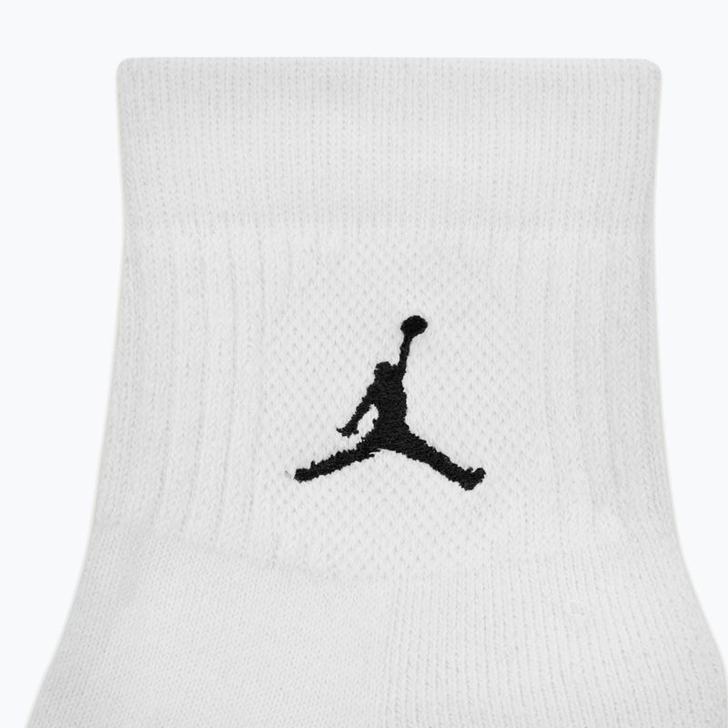 Kojinės Jordan Everyday Ankle 3 pairs white/black 9