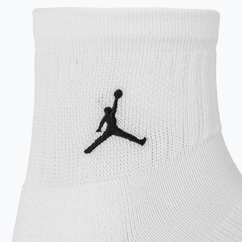 Kojinės Jordan Everyday Ankle 3 pairs white/black 3