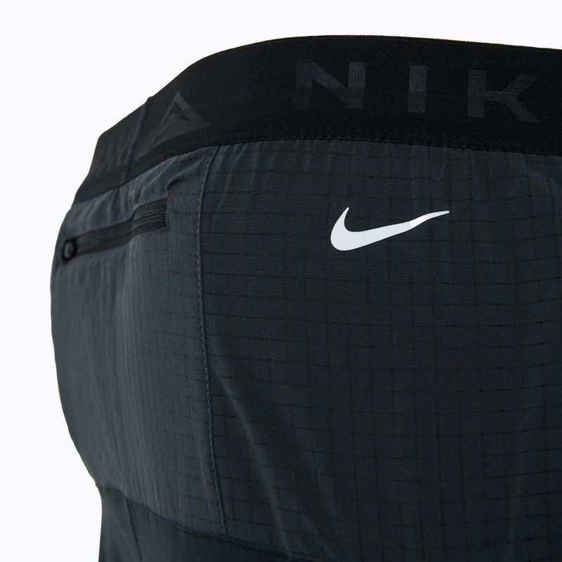Vyriški bėgimo šortai Nike Trial Second Sunrise Dri-Fit black/dark smoke grey/white 3