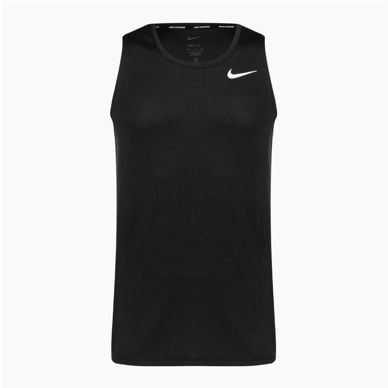 Moteriškas bėgimo tank topas Nike Dri-Fit Miler black