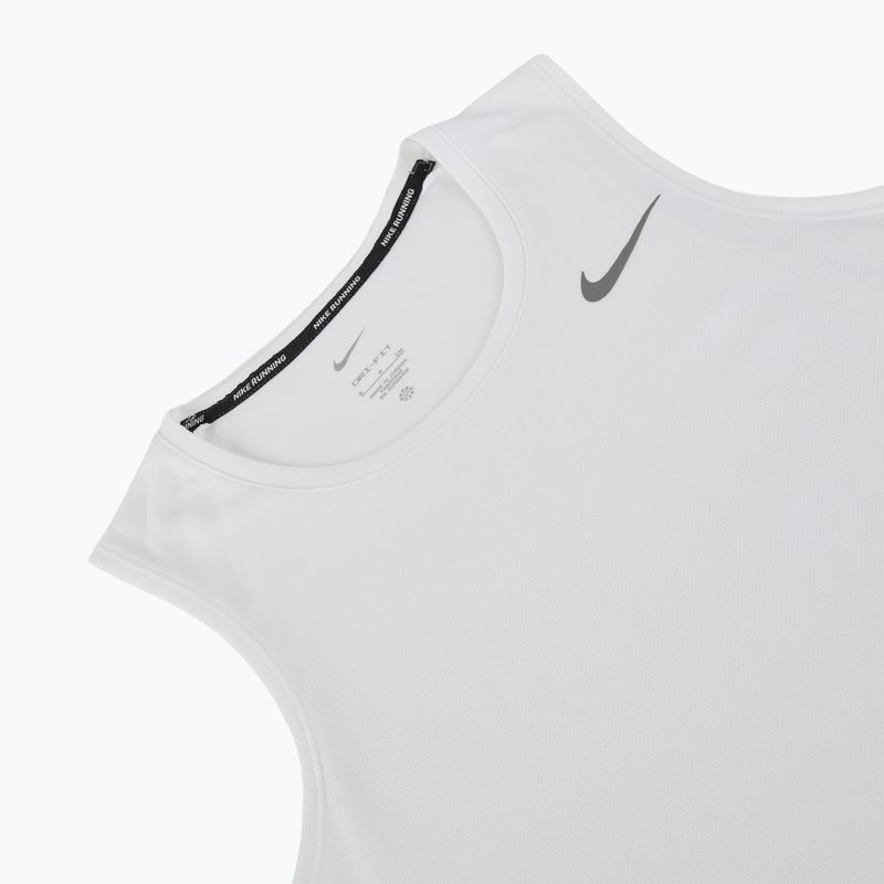 Vyriški bėgimo marškinėliai Nike Dri-Fit Miler white 9