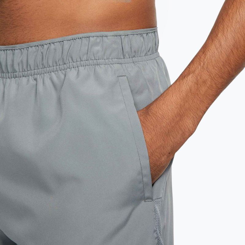 Vyriški šortai Nike Dri-Fit Challenger 7" Brief-Lined smoke grey/smoke grey/black 5