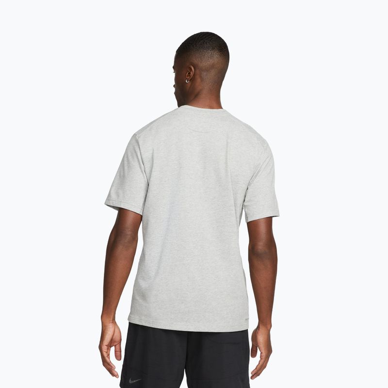 Vyriški treniruočių marškinėliai Nike Dri-Fit Primary SS dark grey heather/heather/smoke grey 2