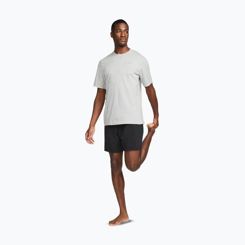 Vyriški treniruočių marškinėliai Nike Dri-Fit Primary SS dark grey heather/heather/smoke grey 3