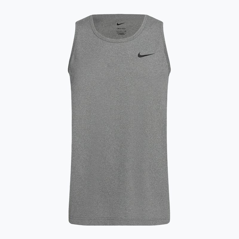 Vyriškas treniruočių tank topas Nike Dri-Fit Hyverse smoke grey/heather/black