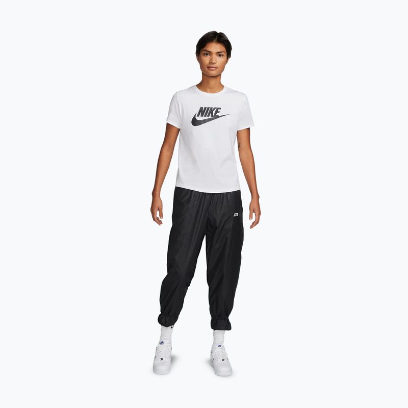 Moteriški marškinėliai Nike Sportswear Club Essentials Logo white/black 2