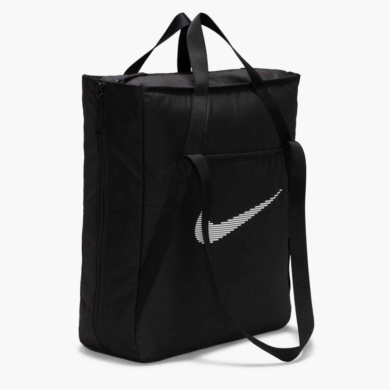 Moteriškas treniruočių krepšys Nike Gym 28 l juodas/juodas/baltas 2