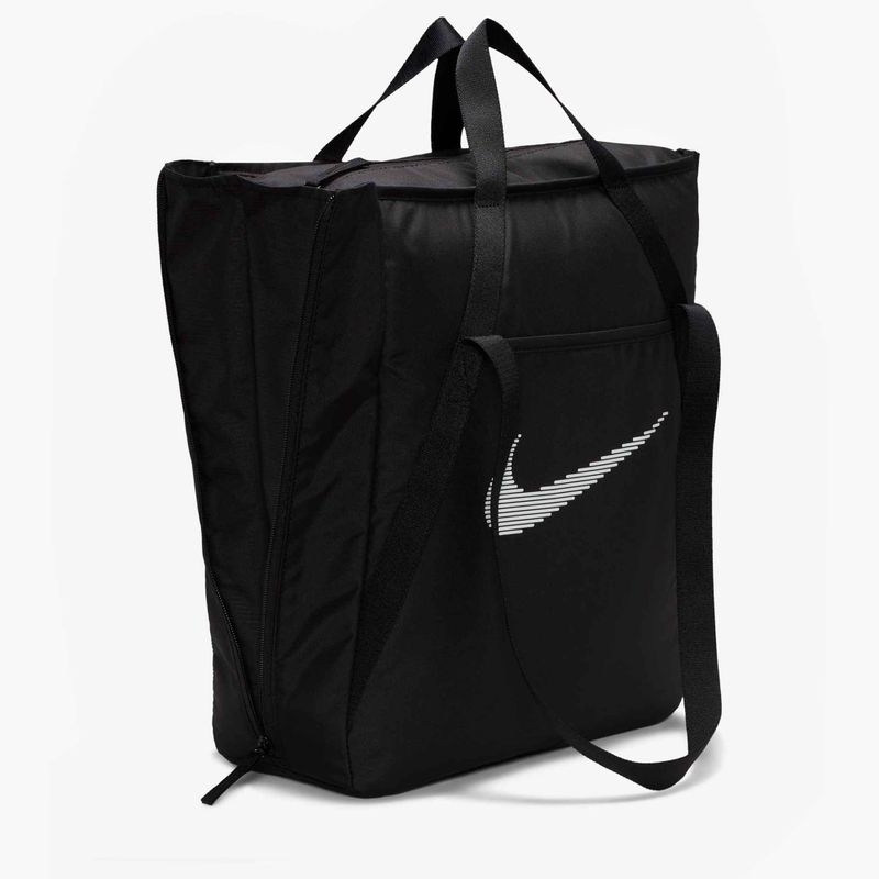 Moteriškas treniruočių krepšys Nike Gym 28 l juodas/juodas/baltas 3