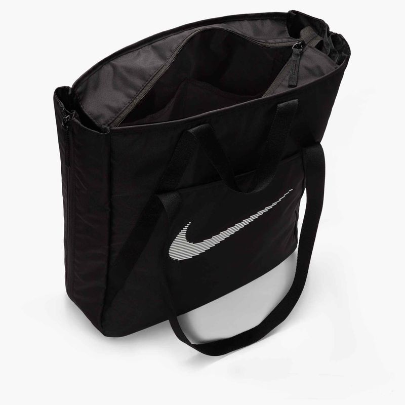 Moteriškas treniruočių krepšys Nike Gym 28 l juodas/juodas/baltas 5