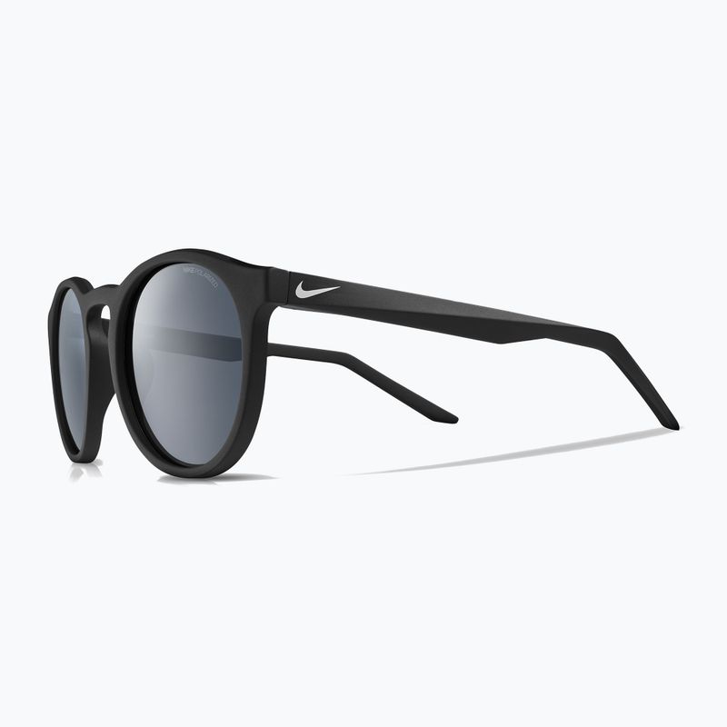 Akiniai nuo saulės Nike Swerve matte black/polar grey 5