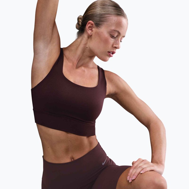 Sportinė liemenėlė Nike Zenvy Medium-Support burgundy crush/sail 4