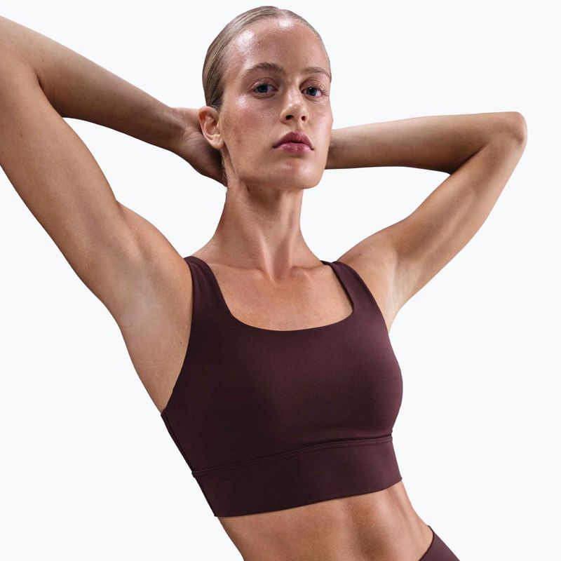 Sportinė liemenėlė Nike Zenvy Medium-Support burgundy crush/sail 5